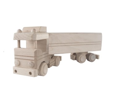 Wooden Long Truck Piggy Bank 30.5×10×6.5 cm