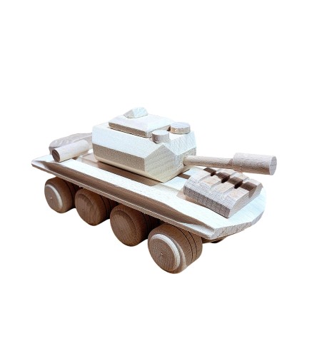 Wooden Army Tank Toy 17×7×8.5 cm