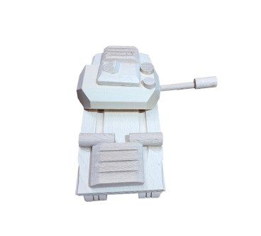 Wooden Army Tank Toy 17×7×8.5 cm