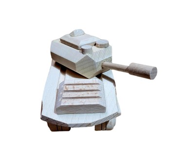 Wooden Army Tank Toy 17×7×8.5 cm