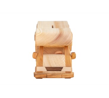Handmade Wooden Campervan Piggy Bank 26×10.5×8.5 cm