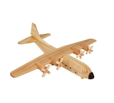 Cherry Wood Hercules Plane Model 25×30×8 cm