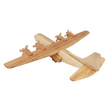 Cherry Wood Hercules Plane Model 25×30×8 cm