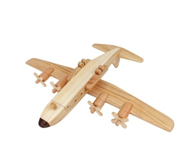 Cherry Wood Hercules Plane Model 25×30×8 cm