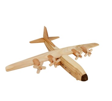 Cherry Wood Hercules Plane Model 25×30×8 cm