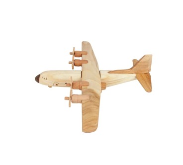Cherry Wood Hercules Plane Model 25×30×8 cm