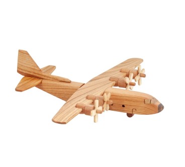 Cherry Wood Hercules Plane Model 25×30×8 cm