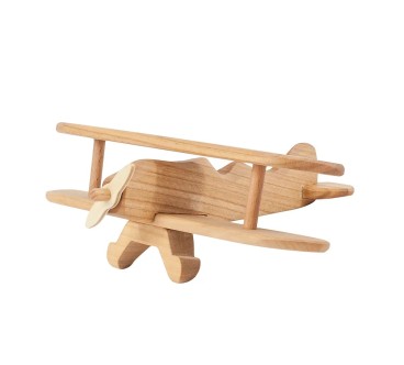 Cherry Wood Albatros Plane Model 15×18.5×6.5 cm