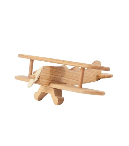 Cherry Wood Albatros Plane Model 15×18.5×6.5 cm
