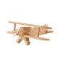 Wooden World Wooden Albatros Plane Model, Cherry Wood, Handmade 3D Decorative Display, 15×18.5×6.5 cm