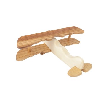 Cherry Wood Albatros Plane Model 15×18.5×6.5 cm