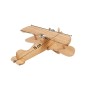 Wooden World Wooden Albatros Plane Model, Cherry Wood, Handmade 3D Decorative Display, 15×18.5×6.5 cm