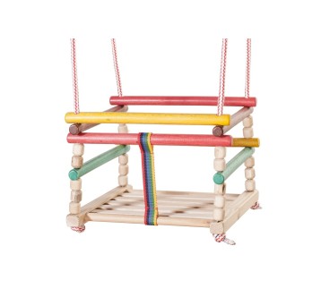 Wooden Baby Swing Indoor & Outdoor 32×32 cm