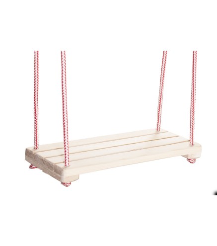 Wooden Garden Swing Seat Beech Wood 42×18 cm