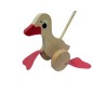 Wooden World Push Along Wooden Duck Toy, Hand Painted, Beech Wood, Rolling Figure with Stick, 20×10×10 cm Wooden World Push Along Wooden Duck Toy, Hand Painted, Beech Wood, Rolling Figure with Stick, 20×10×10 cm