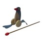 Wooden World Push Along Wooden Penguin Toy, Hand Painted, Beech Wood, Rolling Figure with Stick, 20×10×10 cm Wooden World Push Along Wooden Penguin Toy, Hand Painted, Beech Wood, Rolling Figure with Stick, 20×10×10 cm