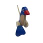 Wooden World Push Along Wooden Penguin Toy, Hand Painted, Beech Wood, Rolling Figure with Stick, 20×10×10 cm Wooden World Push Along Wooden Penguin Toy, Hand Painted, Beech Wood, Rolling Figure with Stick, 20×10×10 cm