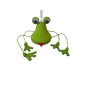 Wooden World Spring Wooden Frog Puppet, Handmade Bouncy Toy, Hanging Decoration & Gift Wooden World Spring Wooden Frog Puppet, Handmade Bouncy Toy, Hanging Decoration & Gift