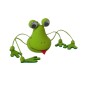 Wooden World Spring Wooden Frog Puppet, Handmade Bouncy Toy, Hanging Decoration & Gift Wooden World Spring Wooden Frog Puppet, Handmade Bouncy Toy, Hanging Decoration & Gift