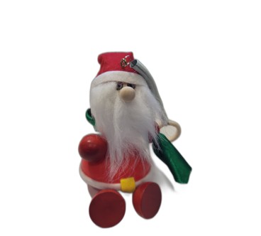 Spring Wooden Santa Puppet Handmade Toy