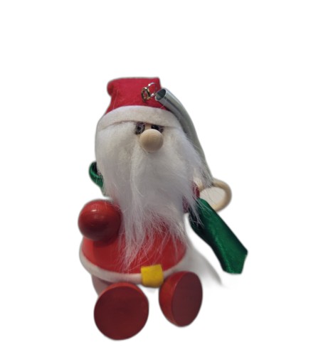 Spring Wooden Santa Puppet Handmade Toy