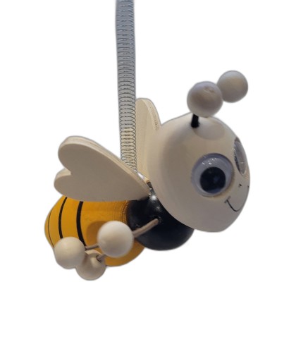 Spring Wooden Bee Puppet Handmade Toy