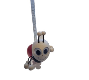 Spring Wooden Ant Puppet Handmade Toy