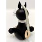 Wooden World Spring Wooden Black Cat Puppet, Handmade Bouncy Toy, Hanging Decoration & Gift Wooden World Spring Wooden Black Cat Puppet, Handmade Bouncy Toy, Hanging Decoration & Gift