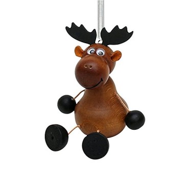 Spring Wooden Reindeer Puppet Handmade Toy