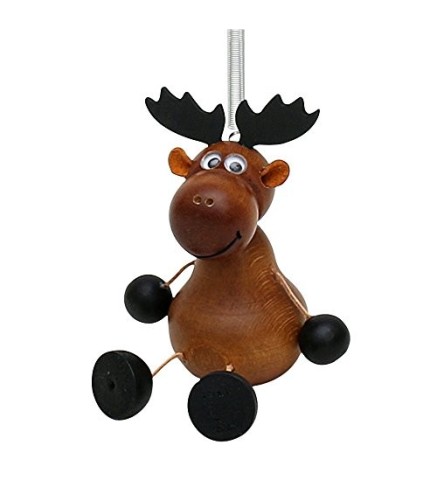 Spring Wooden Reindeer Puppet Handmade Toy