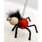 Wooden World Spring Wooden Black Spider Puppet, Handmade Bouncy Toy, Hanging Decoration & Gift Wooden World Spring Wooden Black Spider Puppet, Handmade Bouncy Toy, Hanging Decoration & Gift