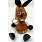 Wooden World Spring Wooden Rabbit Puppet, Handmade Bouncy Toy, Hanging Decoration & Gift Wooden World Spring Wooden Rabbit Puppet, Handmade Bouncy Toy, Hanging Decoration & Gift