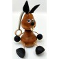 Wooden World Spring Wooden Rabbit Puppet, Handmade Bouncy Toy, Hanging Decoration & Gift Wooden World Spring Wooden Rabbit Puppet, Handmade Bouncy Toy, Hanging Decoration & Gift