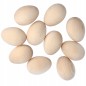 Wooden Egg Craft Blanks Set of 10 Beech Wood Smooth Sanded – Tiny