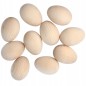 Wooden Egg Craft Blanks Set of 10 Beech Wood Smooth Sanded – Tiny