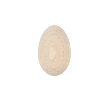 Medium Wooden Eggs Set of 10 Beech Wood Craft Blanks