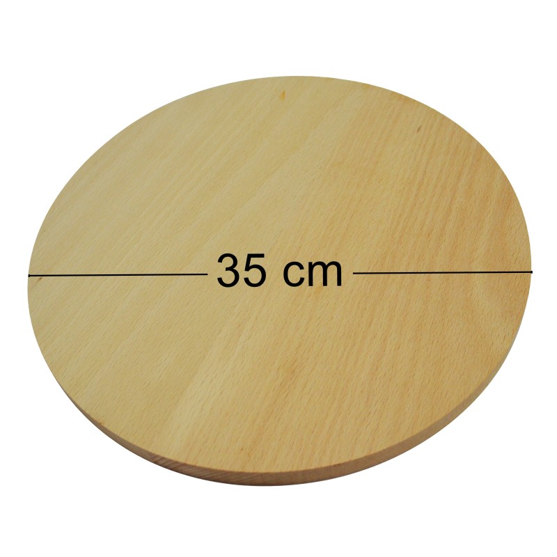 Wooden Round Pizza Board 35cm (14") | Eco Pizza, Bread & Cheese Board Wooden Round Pizza Board 35cm (14") | Eco Pizza, Bread & Cheese Board