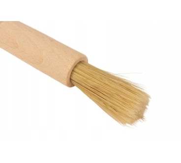 Oval Wooden Pastry Brush Beech Wood Natural Bristles