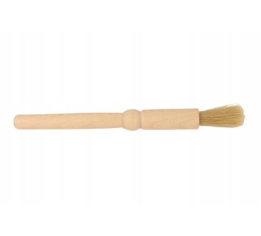 Oval Wooden Pastry Brush Beech Wood Natural Bristles