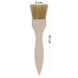 Extra Wide Flat Wooden Pastry Brush Beech Wood with Natural Bristles Basting Glazing BBQ