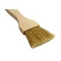 Extra Wide Flat Wooden Pastry Brush Beech Wood with Natural Bristles Basting Glazing BBQ