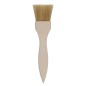 Extra Wide Flat Wooden Pastry Brush Beech Wood with Natural Bristles Basting Glazing BBQ