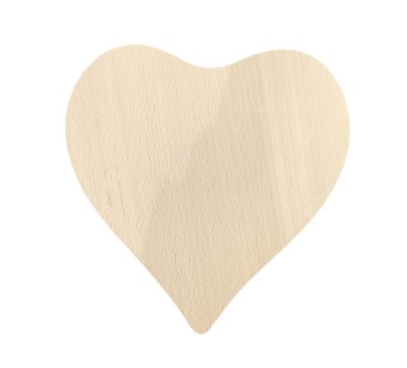 Heart Shaped Wooden Chopping Board Beech Wood 20 cm