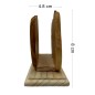 Wooden Napkin Holder Apple Pear Shape Mixed Wood Smooth Finished Table Accessory Wooden Napkin Holder Apple Pear Shape Mixed Wood Smooth Finished Table Accessory