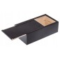 Black Wooden Tissue Box Napkin Holder Bottom Open Table Storage Black Wooden Tissue Box Napkin Holder Bottom Open Table Storage