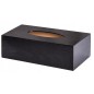 Black Wooden Tissue Box Napkin Holder Bottom Open Table Storage Black Wooden Tissue Box Napkin Holder Bottom Open Table Storage
