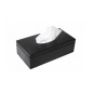 Black Wooden Tissue Box Napkin Holder Top Open Table Storage Black Wooden Tissue Box Napkin Holder Top Open Table Storage