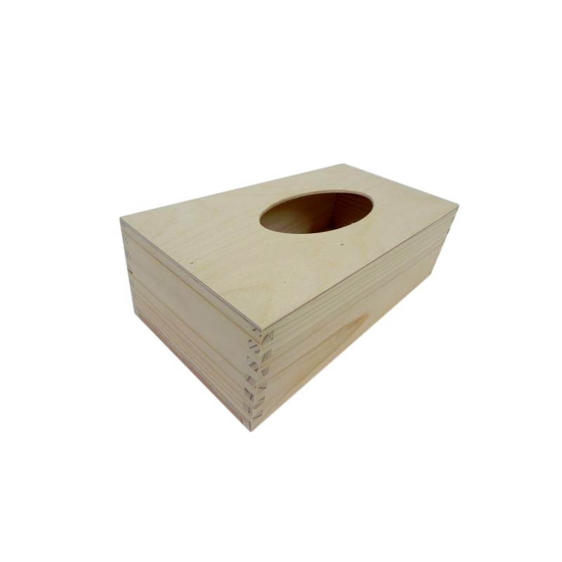 Raw Wooden Tissue Box Napkin Holder Unpainted Bottom Open Natural Wood Raw Wooden Tissue Box Napkin Holder Unpainted Bottom Open Natural Wood