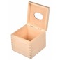 Square Wooden Tissue Box Napkin Holder Raw Unpainted Top Open Square Wooden Tissue Box Napkin Holder Raw Unpainted Top Open