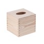 Square Wooden Tissue Box Napkin Holder Raw Unpainted Top Open Square Wooden Tissue Box Napkin Holder Raw Unpainted Top Open